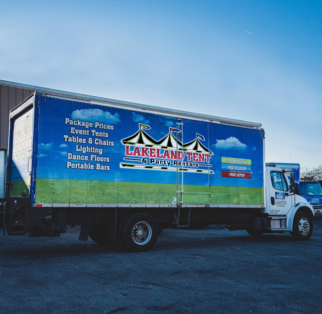 Long Island Tent's Truck